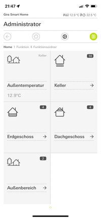 App-Bedienung 1